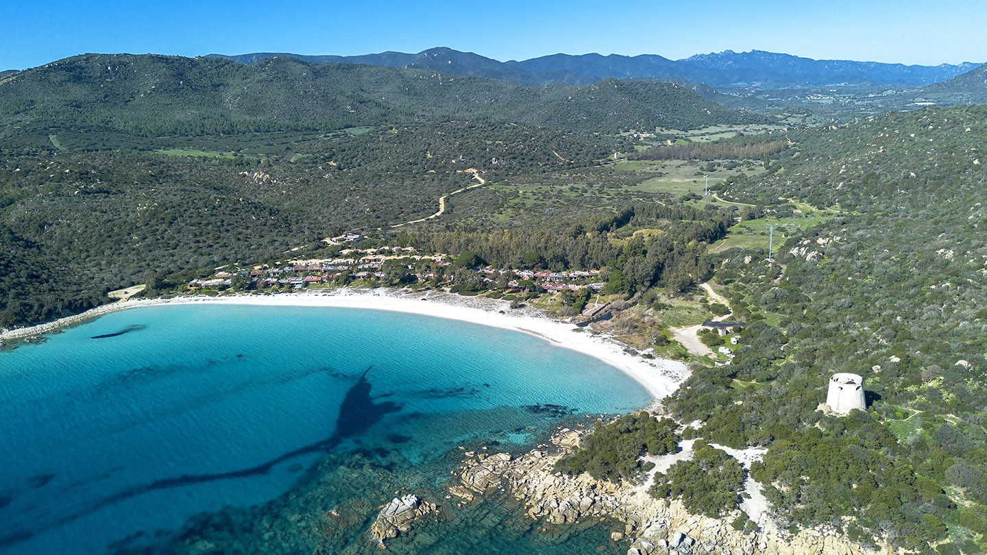 Beach near Castiadas